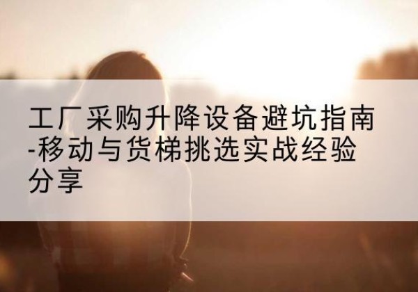 秦州移动式升降机怎么选-工厂采购升降设备避坑指南-移动与货梯挑选实战经验分享